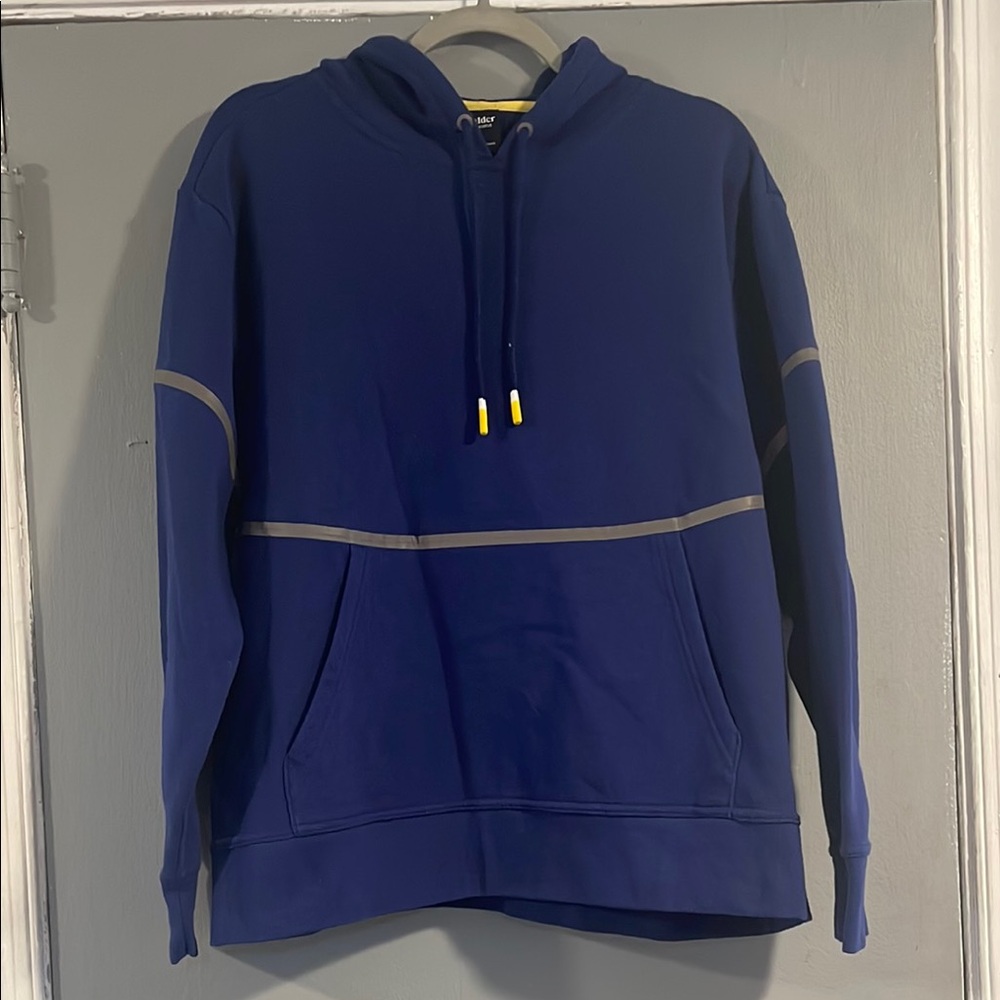 BONOBOS Fielder Blue‎ Hoodie with Gray Reflective Detail Size L